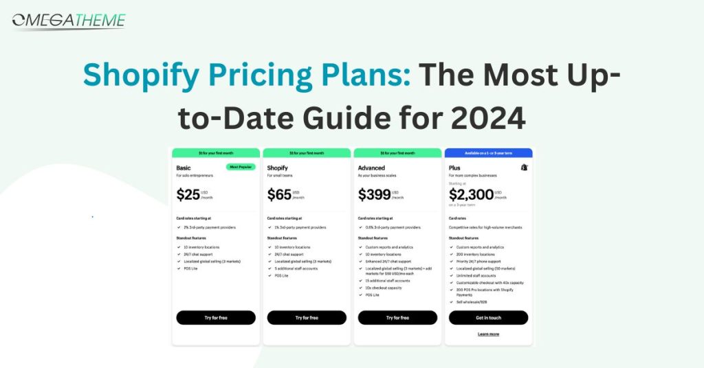 Shopify pricing plans