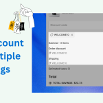 One discount for multiple savings in Shopify
